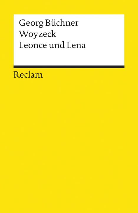 Georg Büchner: Woyzeck /Leonce und Lena, Buch