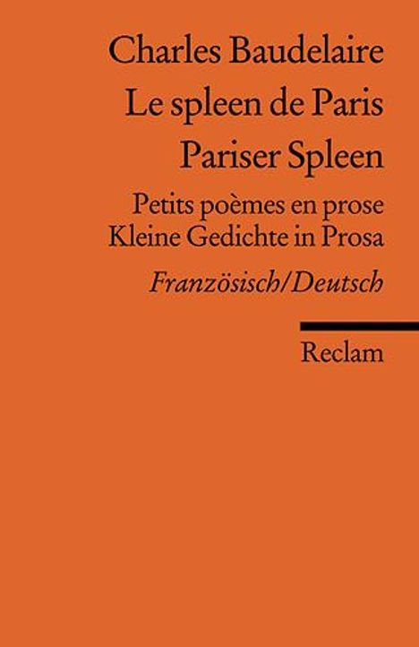 Charles Baudelaire: Le spleen de Paris /Pariser Spleen, Buch