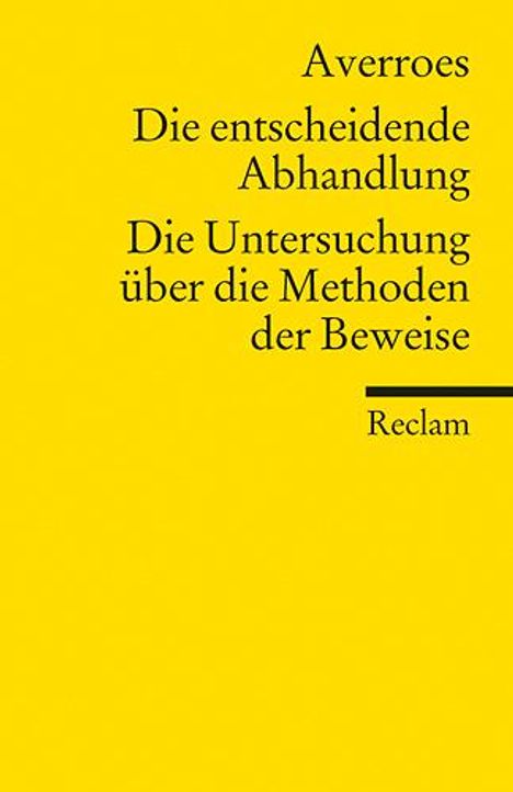 Die entscheidende Abhandlung. Die Untersuchung über die Methoden der Beweise, Buch