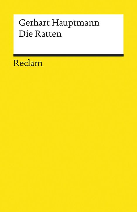 Gerhart Hauptmann: Die Ratten, Buch