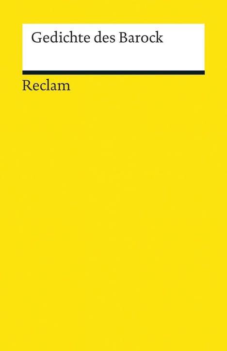 Gedichte des Barock, Buch