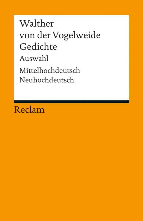 Walther von der Vogelweide: Gedichte, Buch