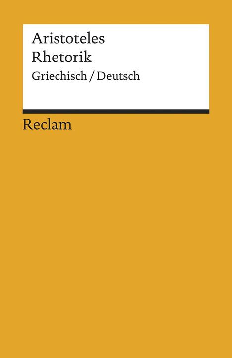 Aristoteles: Rhetorik, Buch