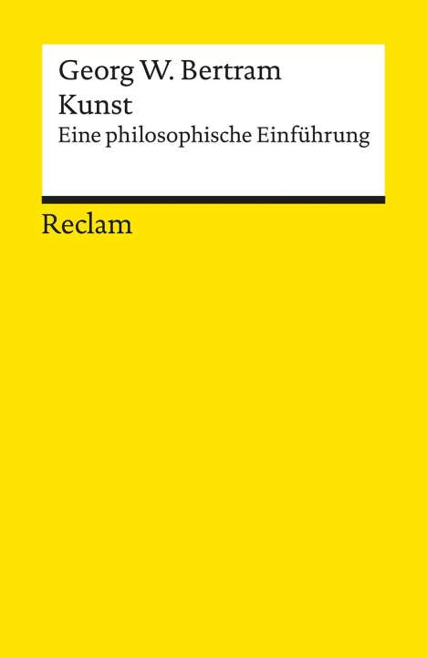 Georg W. Bertram: Kunst, Buch