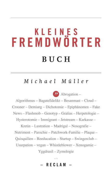 Michael Müller: Kleines Fremdwörterbuch, Buch