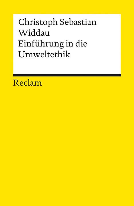 Christoph Sebastian Widdau: Einführung in die Umweltethik, Buch