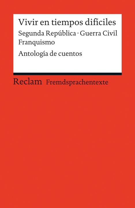 Vivir en tiempos difíciles, Buch