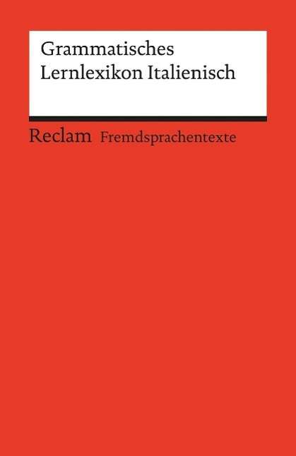 Valerio Vial: Vial, V: Grammatisches Lernlexikon Italienisch, Buch