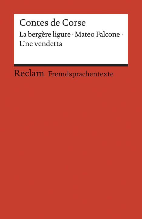 Guy de Maupassant: Contes de Corse, Buch