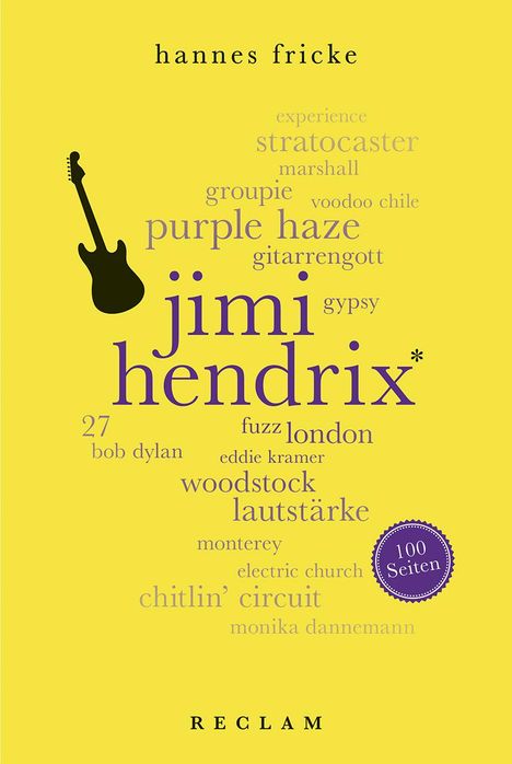 Hannes Fricke: Jimi Hendrix. 100 Seiten, Buch