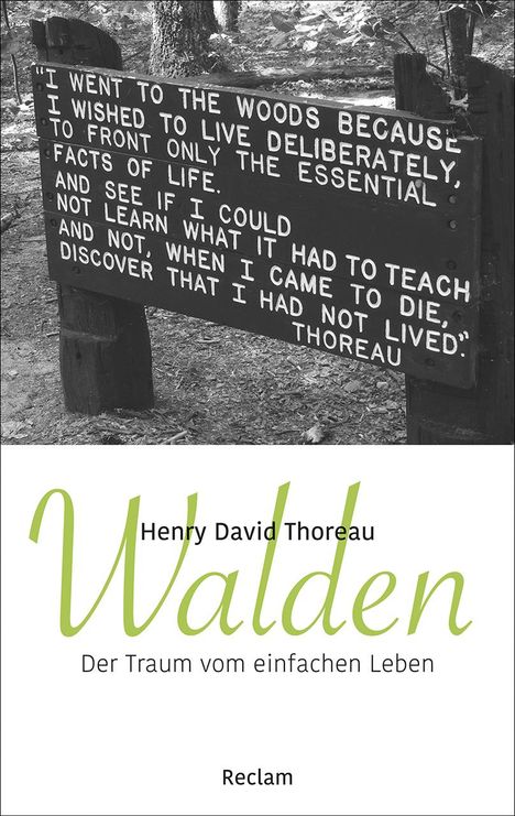 Henry David Thoreau: Thoreau, H: Walden, Buch
