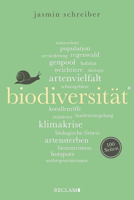 Jasmin Schreiber: Biodiversität. 100 Seiten, Buch