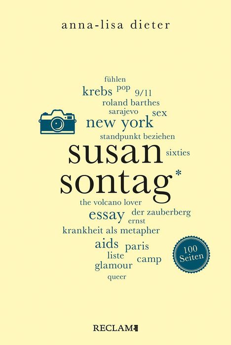 Anna-Lisa Dieter: Susan Sontag. 100 Seiten, Buch