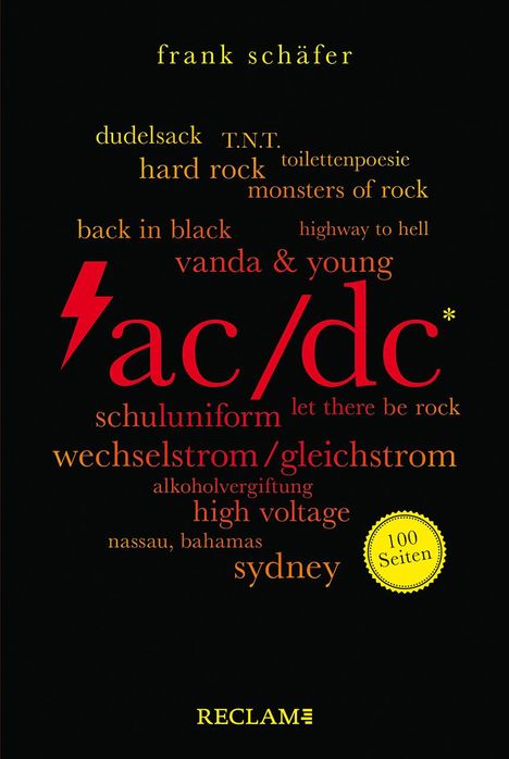 Frank Schäfer: AC/DC. 100 Seiten, Buch