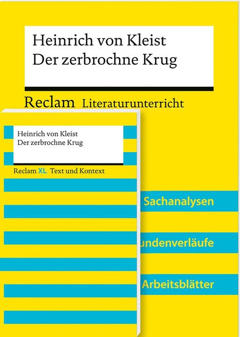 Heinrich von Kleist: Paket für Lehrkräfte 'Heinrich von Kleist: Der zerbrochne Krug' (Textausgabe und Lehrerband). 2 Bände eingeschweißt, Diverse