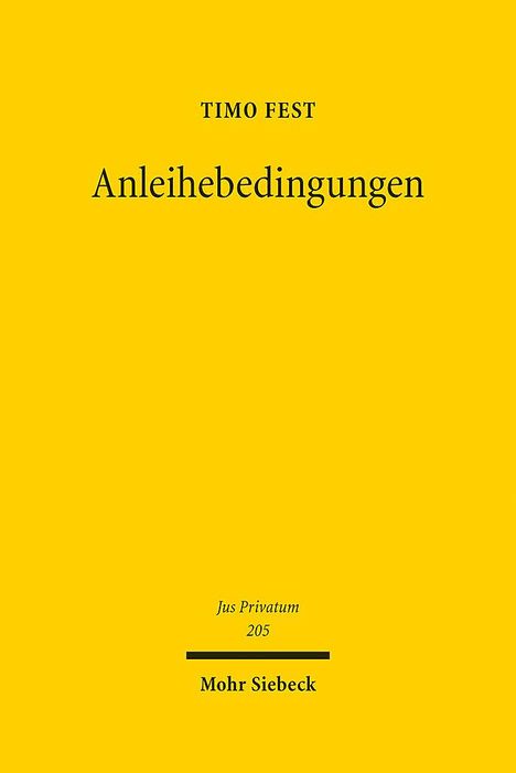 Timo Fest: Fest, T: Anleihebedingungen, Buch