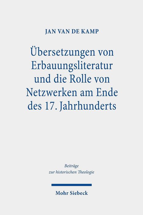 Jan van de Kamp: de Kamp, J: Übersetzungen von Erbauungsliteratur und die Rol, Buch