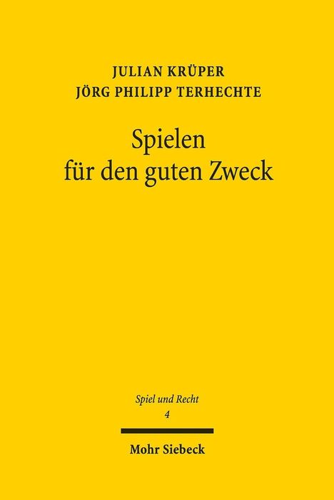 Julian Krüper: Krüper, J: Spielen für den guten Zweck, Buch