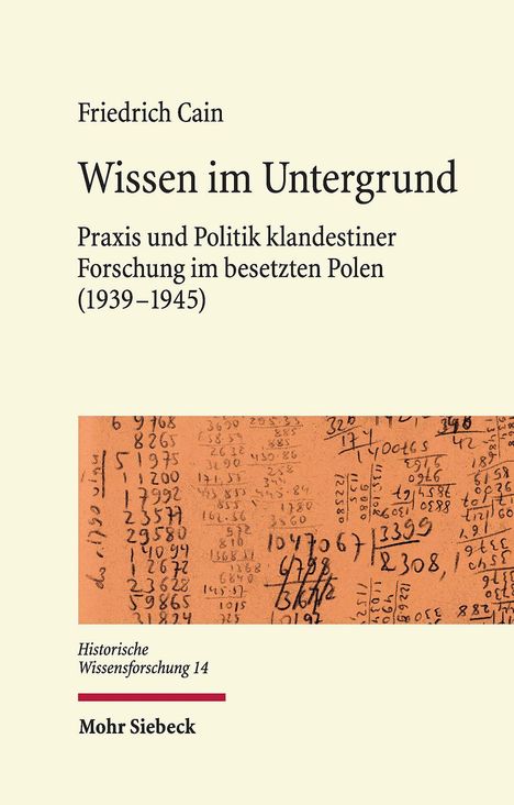 Friedrich Cain: Cain, F: Wissen im Untergrund, Buch