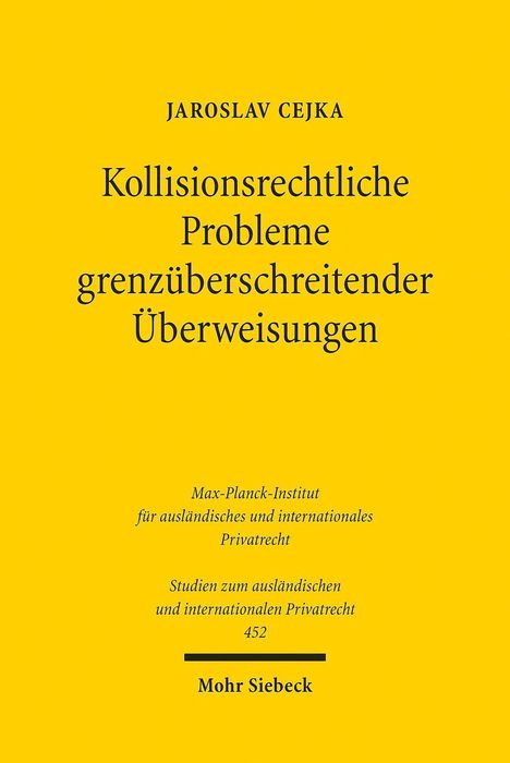 Jaroslav Cejka: Cejka, J: Kollisionsrechtliche Probleme grenzüberschreitende, Buch
