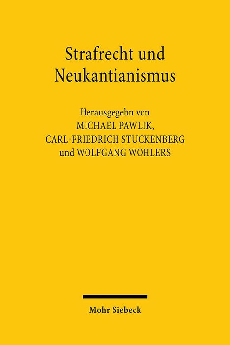 Strafrecht und Neukantianismus, Buch