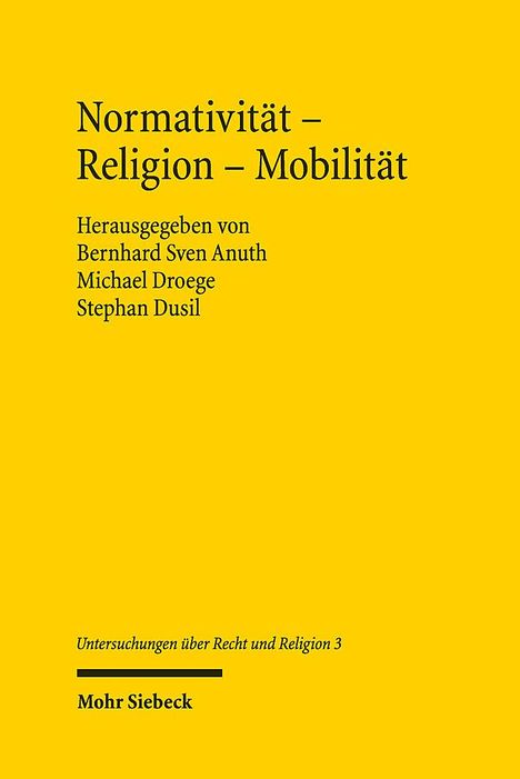 Normativität - Religion - Mobilität, Buch
