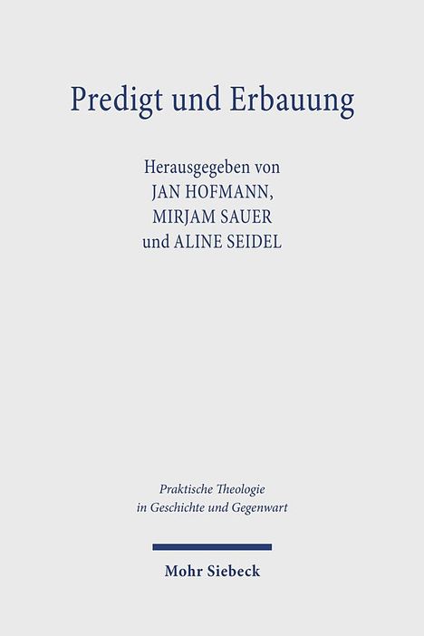 Predigt und Erbauung, Buch