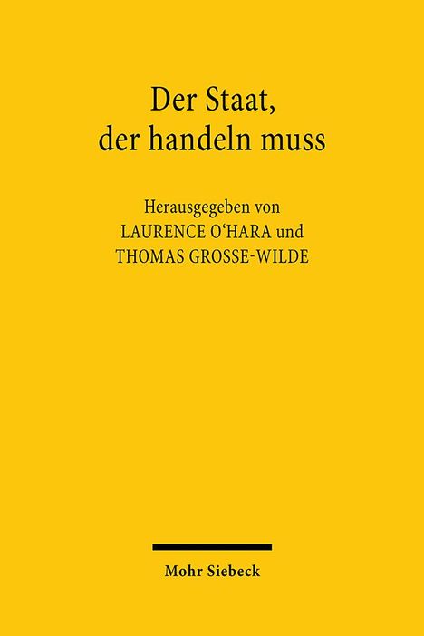 Der Staat, der handeln muss, Buch