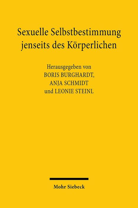 Sexuelle Selbstbestimmung jenseits des Körperlichen, Buch