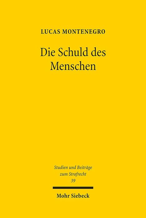 Lucas Montenegro: Die Schuld des Menschen, Buch