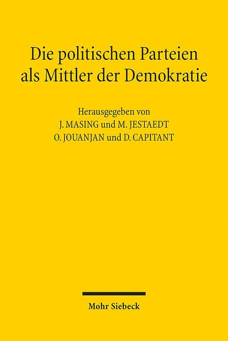 Die politischen Parteien als Mittler der Demokratie, Buch