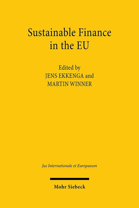 Sustainable Finance in the EU, Buch