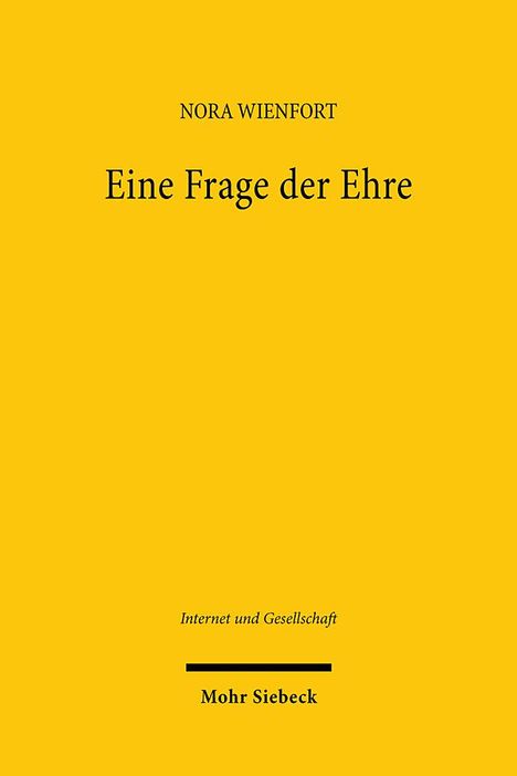 Nora Wienfort: Eine Frage der Ehre, Buch