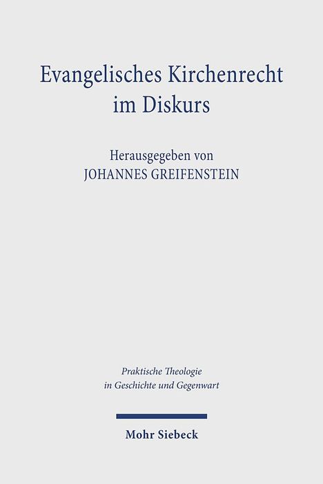 Evangelisches Kirchenrecht im Diskurs, Buch