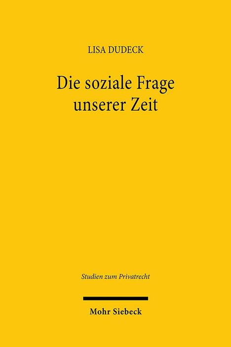 Lisa Dudeck: Die soziale Frage unserer Zeit, Buch