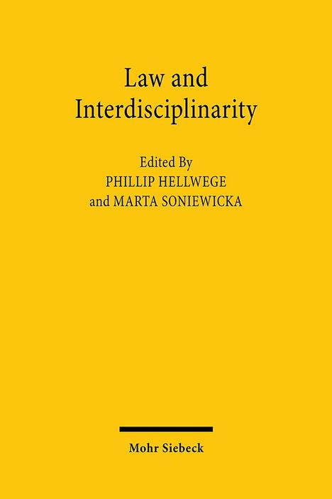 Law and Interdisciplinarity, Buch