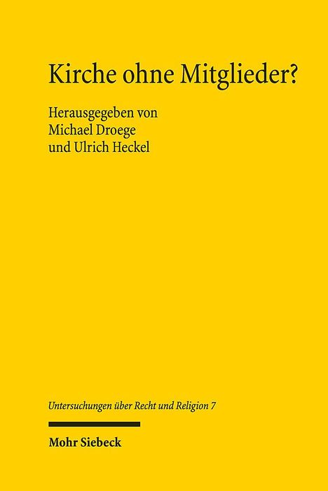 Kirche ohne Mitglieder?, Buch