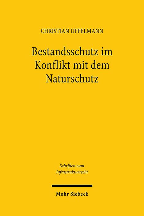 Christian Uffelmann: Bestandsschutz im Konflikt mit dem Naturschutz, Buch