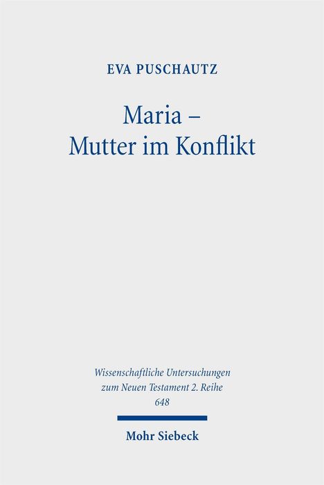 Eva Puschautz: Maria - Mutter im Konflikt, Buch