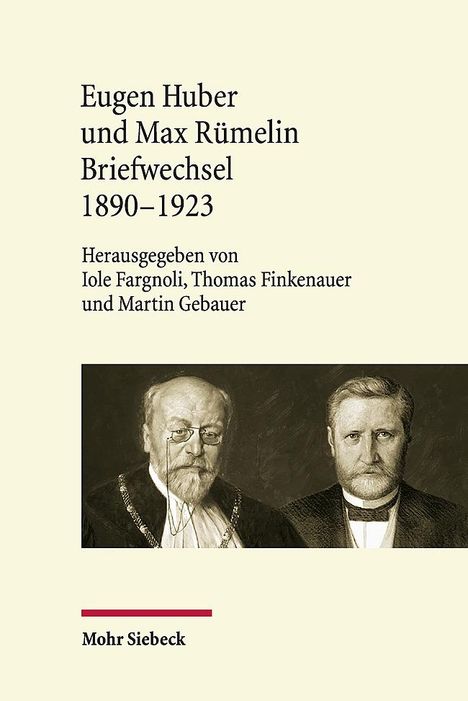 Eugen Huber und Max Rümelin, Buch