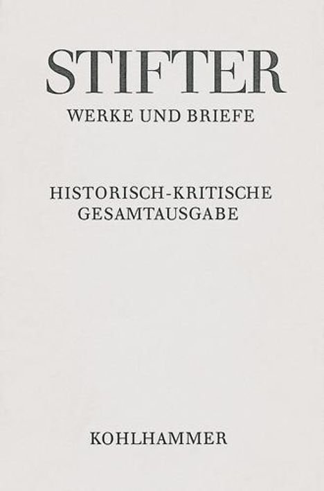 Adalbert Stifter: Wien und die Wiener, in Bildern aus dem Leben, Buch