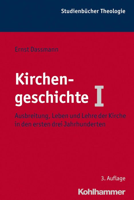 Ernst Dassmann: Kirchengeschichte 1, Buch
