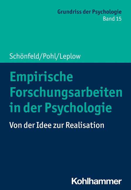 Robby Schönfeld: Empirische Forschungsarbeiten in der Psychologie, Buch