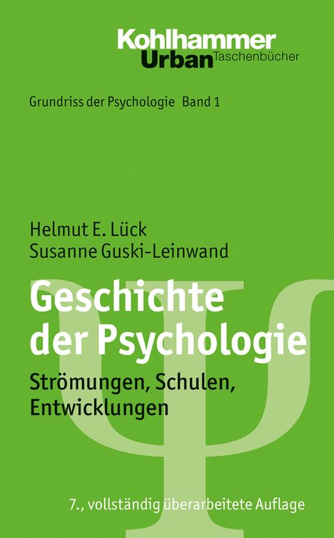 Helmut E. Lück: Geschichte der Psychologie, Buch