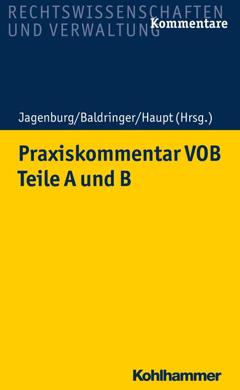 Praxiskommentar VOB - Teile A und B, Buch