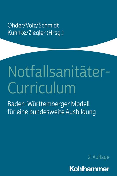 Notfallsanitäter-Curriculum, Buch