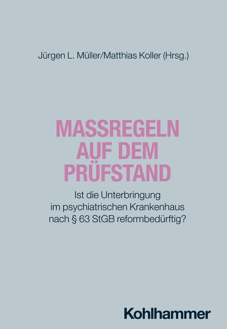 Maßregeln auf dem Prüfstand, Buch