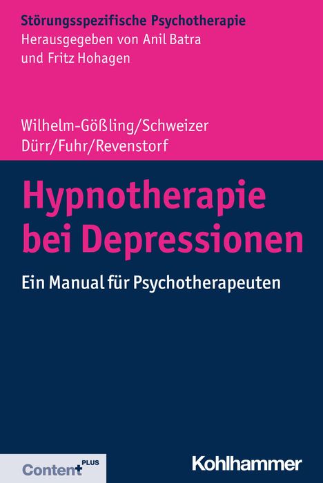 Claudia Wilhelm-Gößling: Hypnotherapie bei Depressionen, Buch