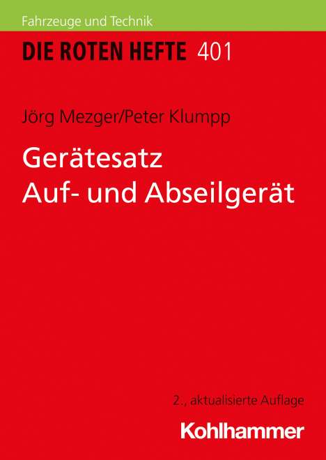Jörg Mezger: Gerätesatz Auf- und Abseilgerät, Buch