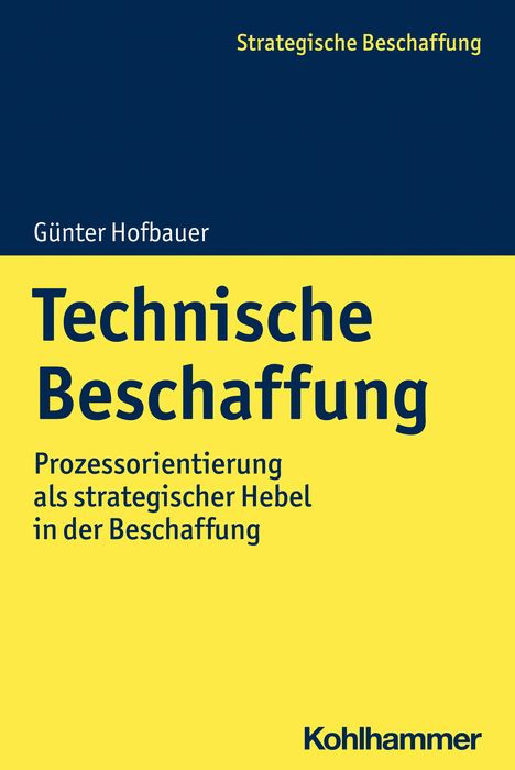 Günter Hofbauer: Technische Beschaffung, Buch